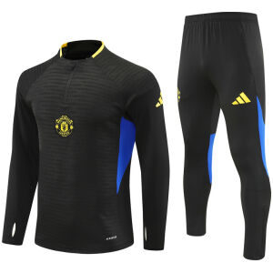 Mens Manchester United Training Suit Black 2025/26