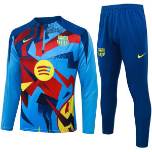 Mens Barcelona Training Suit Light Blue 2025/26