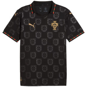 Mens Portugal Special Edition Black Gold Jersey FIFA World Cup 2026