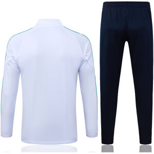 Mens Olympique Marseille Training Suit White 2025/26
