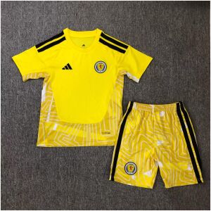 Kids Scotland Goalkeeper Yellow Jersey FIFA World Cup 2026