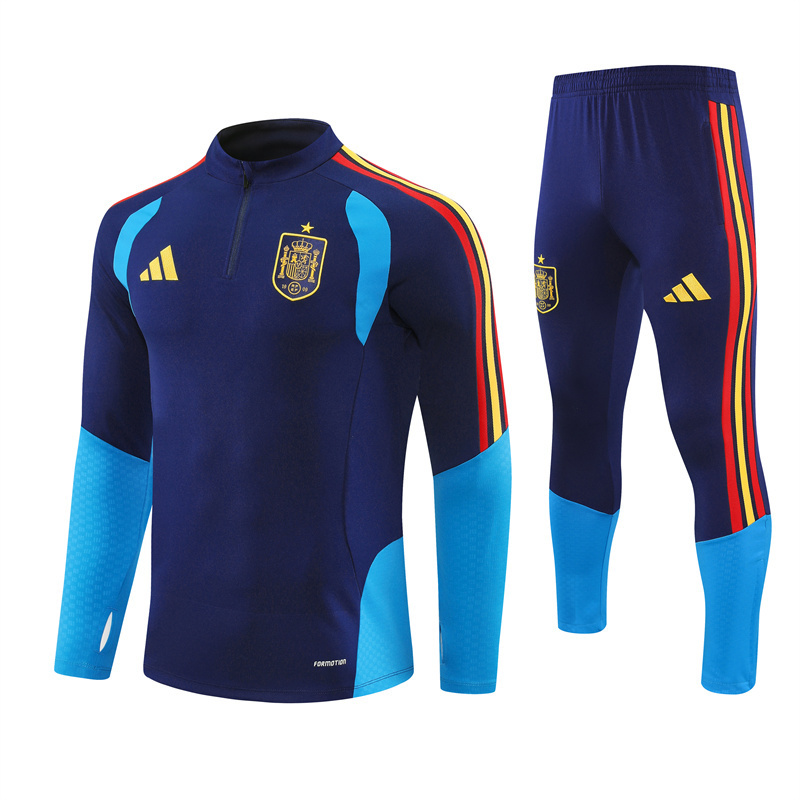 Mens Spain Training Suit Royal 2026 Mens Spain Training Suit Royal 2026