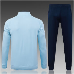 Kids Manchester City Jacket + Pants Suit Light Blue 2025/26