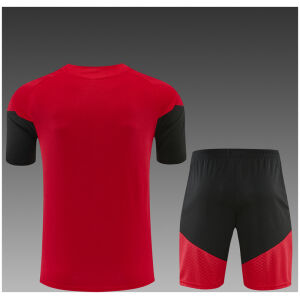 Kids Germany Short Training Suit Red 2026