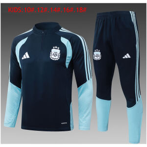 Kids Argentina Training Suit Royal 2026