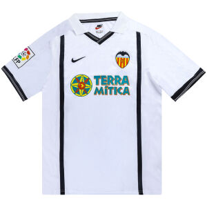 Mens Valencia Retro Home Jersey 2000/01