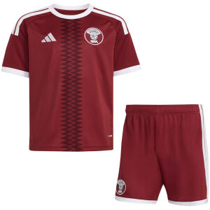 Kids Qatar Home Jersey FIFA World Cup 2026