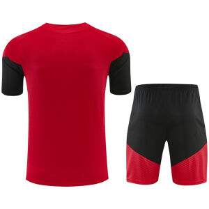 Mens Germany Short Training Suit Red 2026