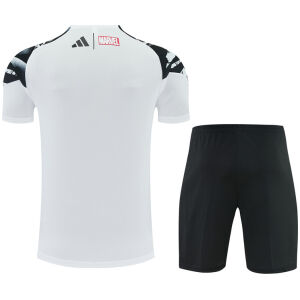 Mens Real Madrid Short Training Suit White 2025/26