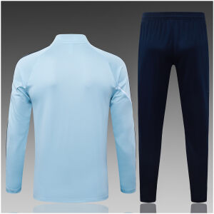 Kids Manchester City Training Suit Light Blue 2025/26