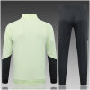 Kids Real Madrid Jacket + Pants Suit Light Green 2025/26 Kids Real Madrid Jacket + Pants Suit Light Green 2025/26