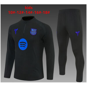 Kids Barcelona Training Suit Black 2025/26