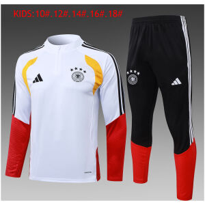Kids Germany Training Suit White 2026