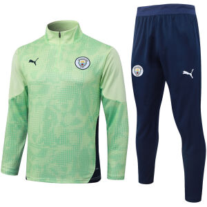 Mens Manchester City Training Suit Green 2025/26