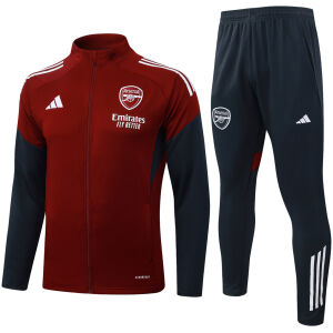 Mens Arsenal Jacket + Pants Training Suit Burgundy 2025/26