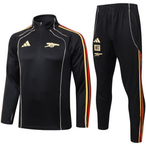Mens Arsenal Training Suit Black 2025/26