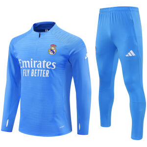 Mens Real Madrid Training Suit Blue 2025/26
