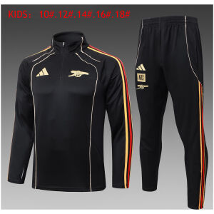 Kids Arsenal Training Suit Black 2025/26