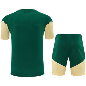 Mens Real Madrid Short Training Suit Green 2026/27