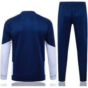 Mens Real Madrid Jacket + Pants Training Suit Royal 2026/27