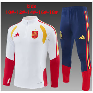 Kids Spain Training Suit White 2026