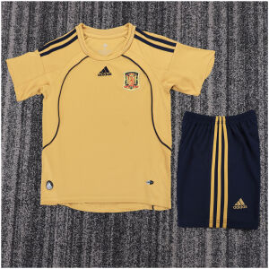 Kids Retro Spain Away Jersey 2008