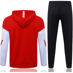 Mens Arsenal Hoodie Jacket + Pants Training Suit Red 2025/26