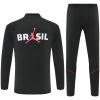 Mens Brazil Training Suit Black – Red 2026