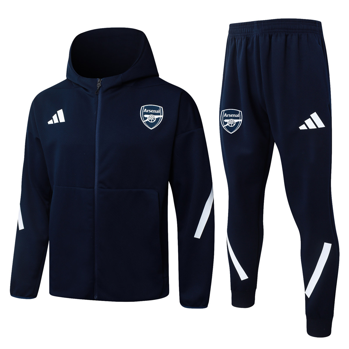 Mens Arsenal Hoodie Jacket + Pants Training Suit Royal 2025/26 Mens Arsenal Hoodie Jacket + Pants Training Suit Royal 2025/26