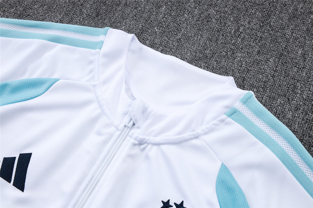 Mens Argentina Jacket + Pants Training Suit White 2026 Mens Argentina Jacket + Pants Training Suit White 2026