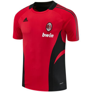 Mens AC Milan Retro Short Training Red Jersey 2008/09