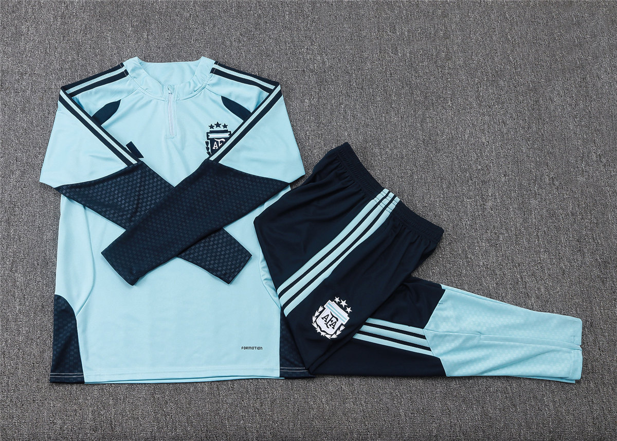 Kids Argentina Training Suit Light Blue 2026 Kids Argentina Training Suit Light Blue 2026