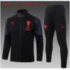Kids AC Milan Jacket + Pants Suit Black 2025/26