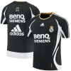 Mens Real Madrid Retro Short Training Black Jersey 2006/07