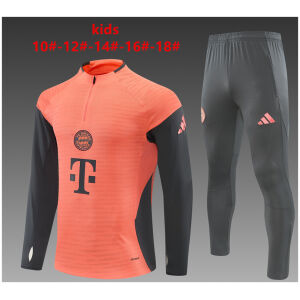 Kids Bayern Munich Training Suit Orange 2025/26