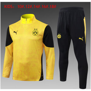 Kids Borussia Dortmund Training Suit Yellow 2025/26