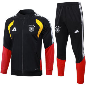 Mens Germany Jacket + Pants Training Suit Black 2026