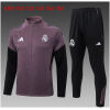 Kids Real Madrid Jacket + Pants Suit Purple 2026/27