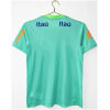 Mens Brazil Retro Short Training Green Jersey 2024
