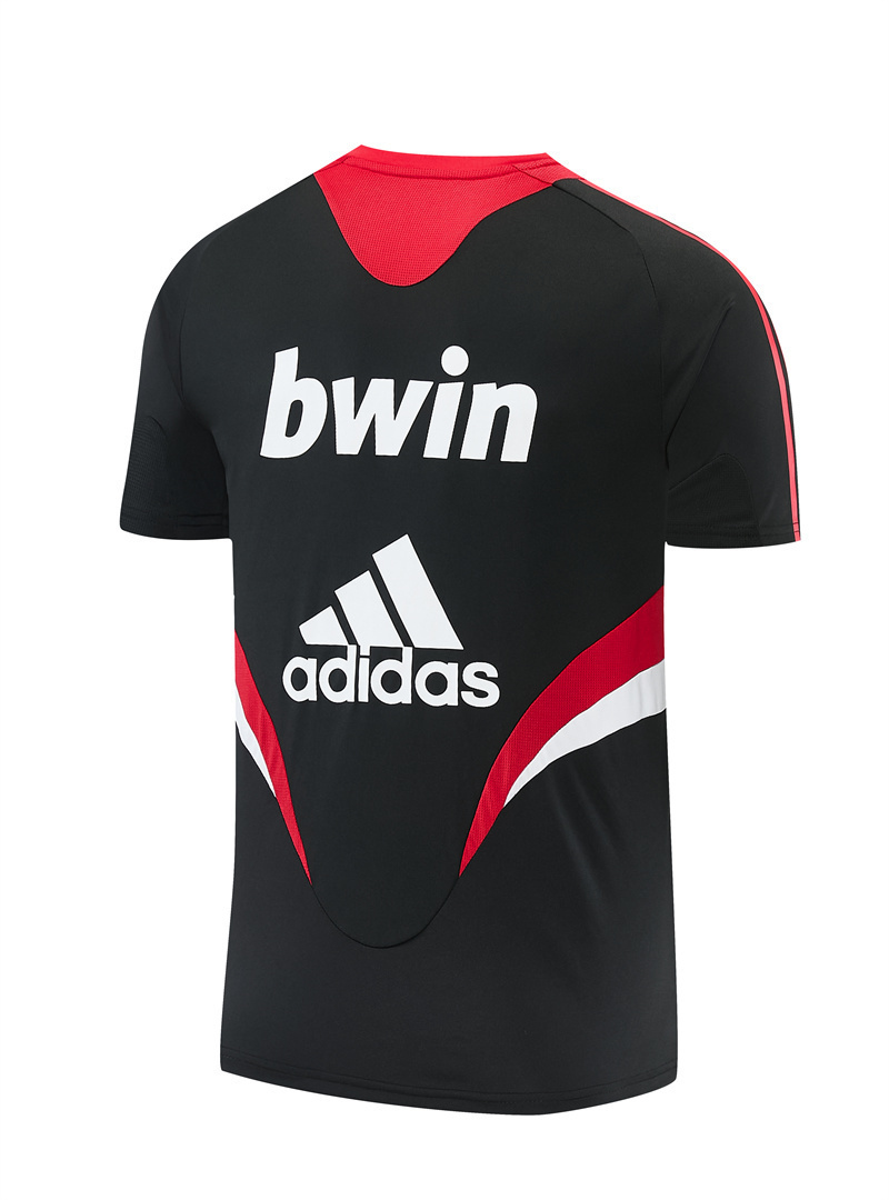 Mens AC Milan Retro Short Training Black Jersey 2008/09 Mens AC Milan Retro Short Training Black Jersey 2008/09 - view 2
