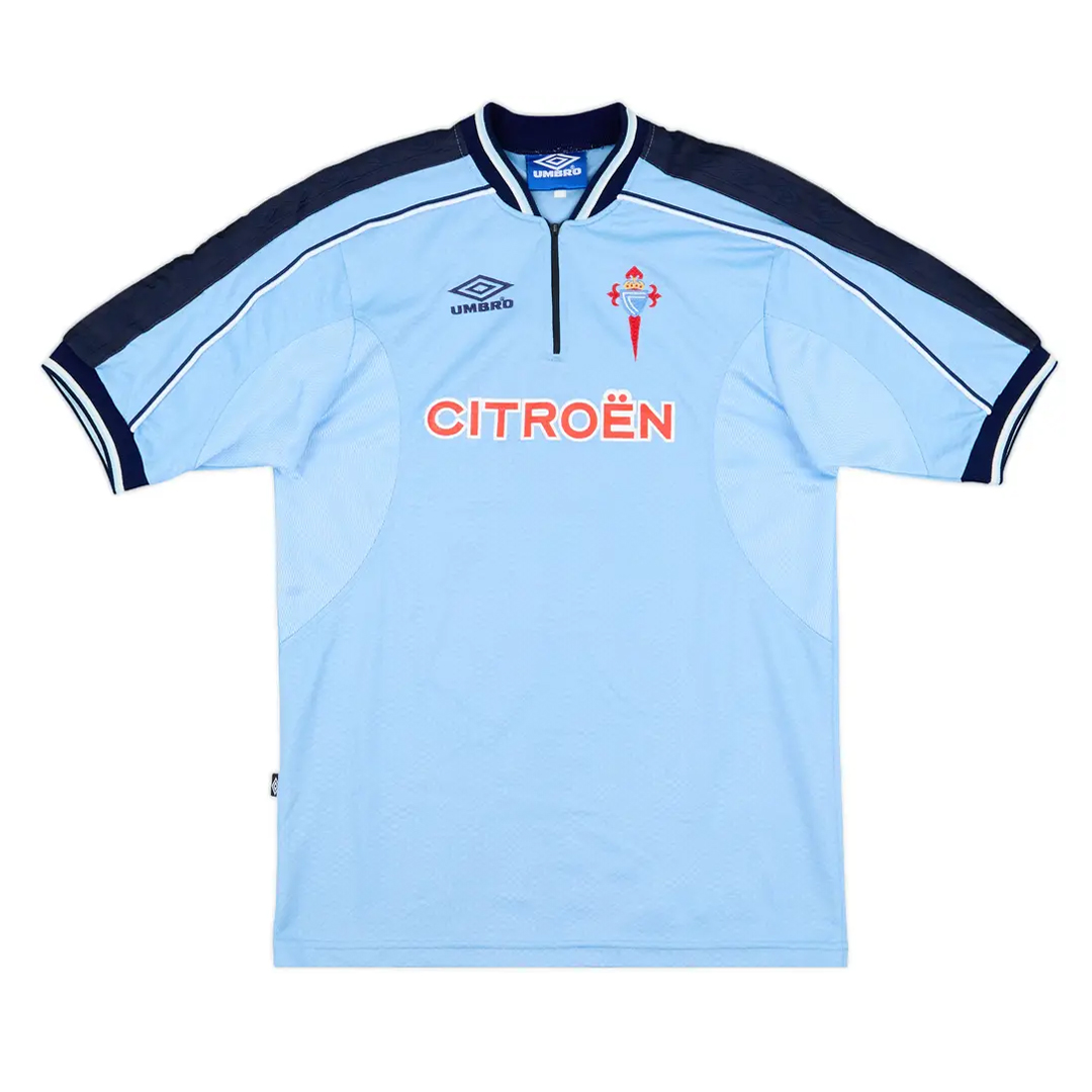 Mens Celta de Vigo Retro Home Jersey 1999/2000 Mens Celta de Vigo Retro Home Jersey 1999/2000