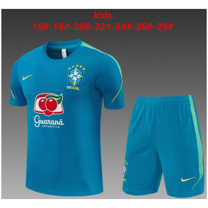 Kids Brazil Short Training Suit Lake Blue 2026