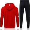 Mens Liverpool Hoodie Jacket + Pants Training Suit Red 2025/26 Mens Liverpool Hoodie Jacket + Pants Training Suit Red 2025/26
