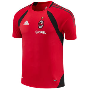 Mens AC Milan Retro Short Training Red Jersey 2005/06