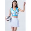Womens Argentina Home Yoga Cropped Top FIFA World Cup 2026 Womens Argentina Home Yoga Cropped Top FIFA World Cup 2026