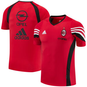 Mens AC Milan Retro Short Training Red Jersey 2003/04