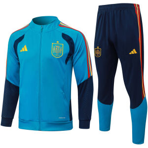 Mens Spain Jacket + Pants Training Suit Lake Blue 2026