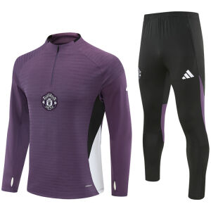 Mens Manchester United Training Suit Purple 2025/26