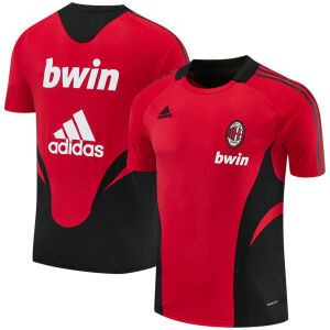 Mens AC Milan Retro Short Training Red Jersey 2008/09