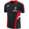 Mens AC Milan Retro Short Training Black Jersey 2008/09 Mens AC Milan Retro Short Training Black Jersey 2008/09